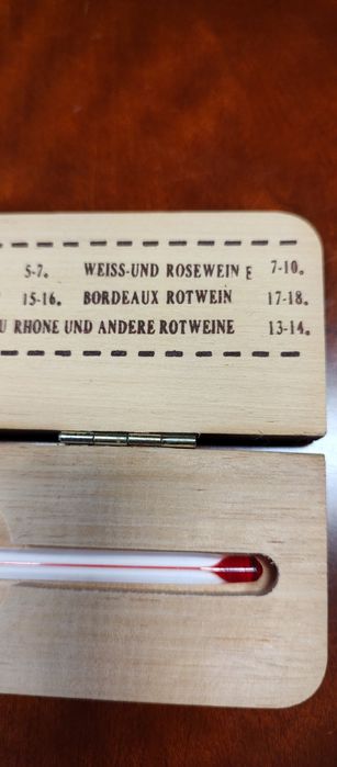 Nieużywany . Termometr do wina.