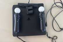 Playstation 4 SLIM 500 GB + PS MOVE i kamera + gry - stan idealny