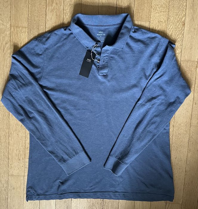 Продам поло з довгим рукавом M&S, светр Hugo Boss (M,ХL,2XL)