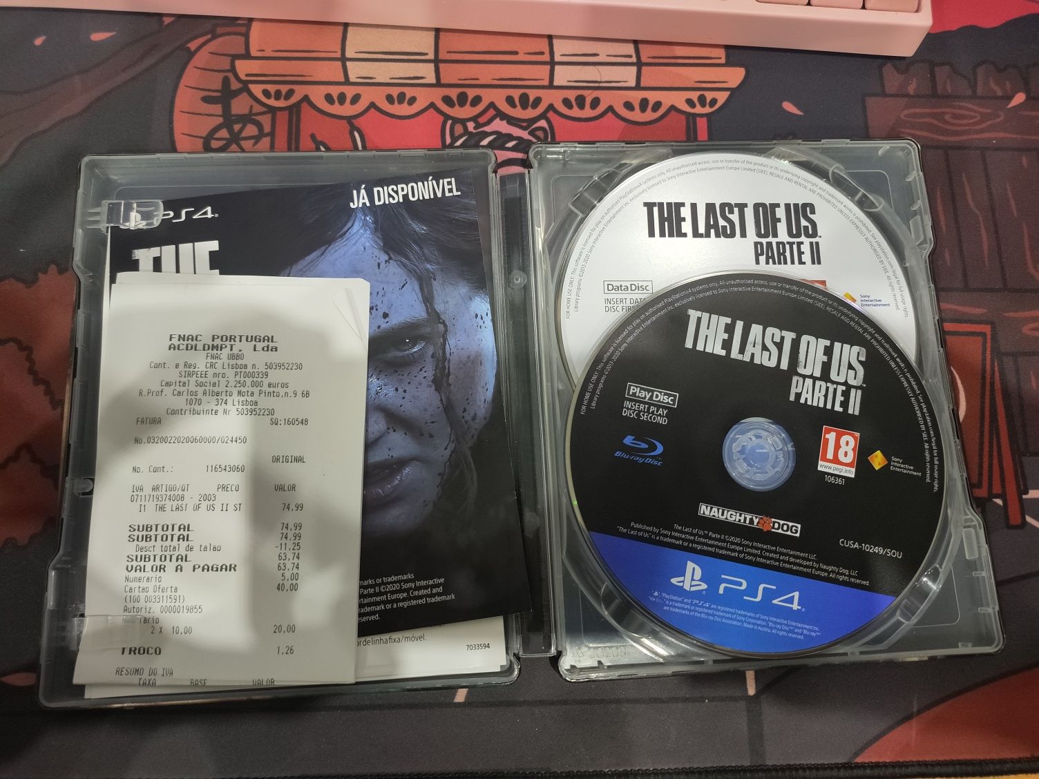 The Last of Us Part II PS4 Steelbook