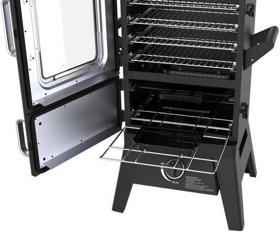 WĘDZARNIA+GRILL GAZOWY El Fuego Portland W2 z szybą Solidny +Reduktor