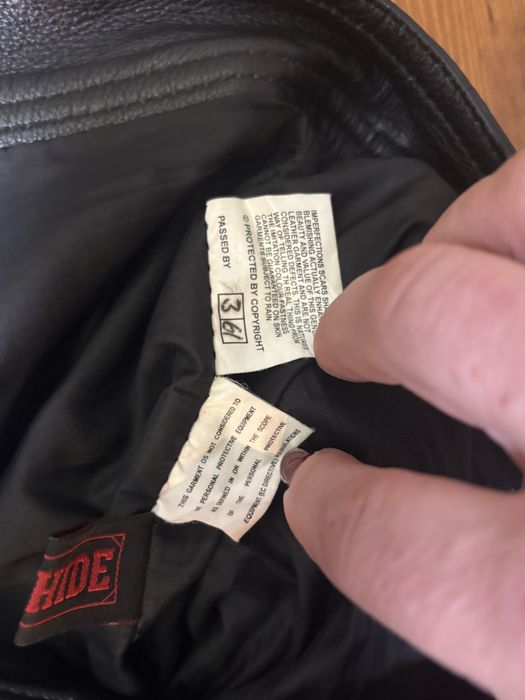 Чоловічі  шкіряні мотоштани розмір 36