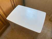 IKEA MAMMUT Mesa p/criança, interior/exterior branco
