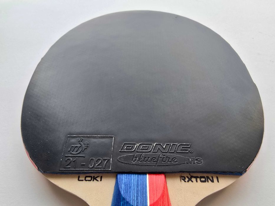 RAKIETKA CARBON OFF Donic Bluefire Andro Hexer Power Grip SFX! 5