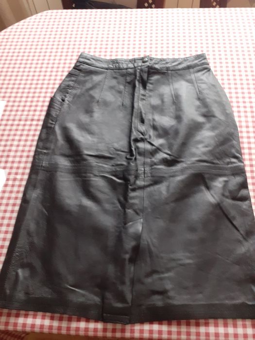 Spódnica że skóry naturalnej