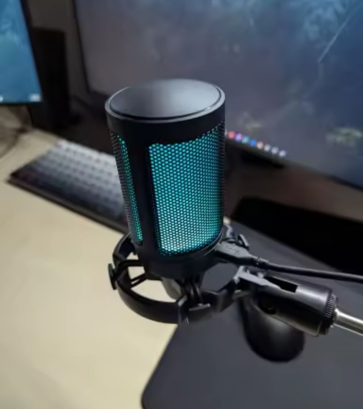 Microfone e Câmera 4 K Streaming totalmente novo! (Ler descrição).
