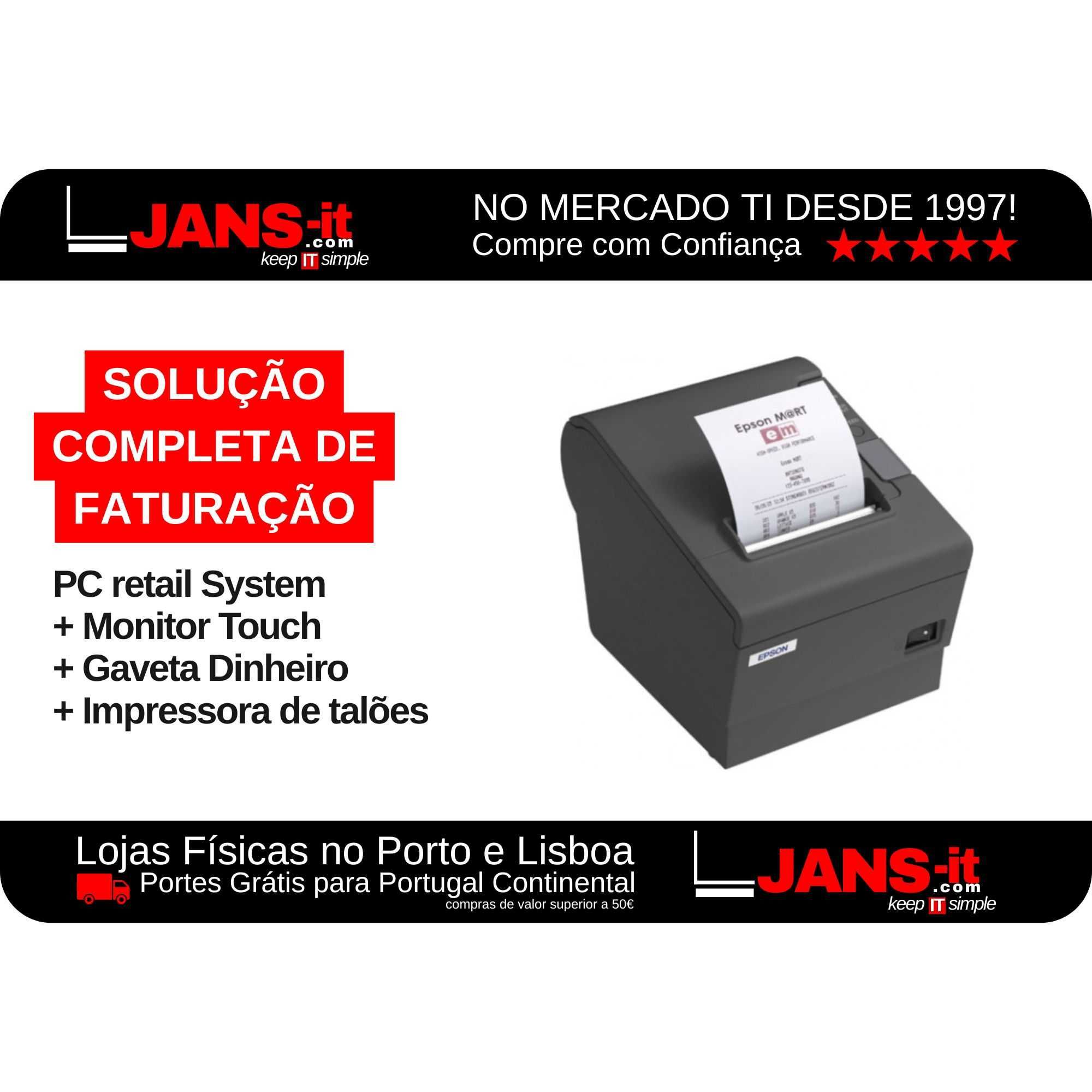 Solução Completa POS Profissional (eco) - i5 | 16GB | SSD 256GB | 14"