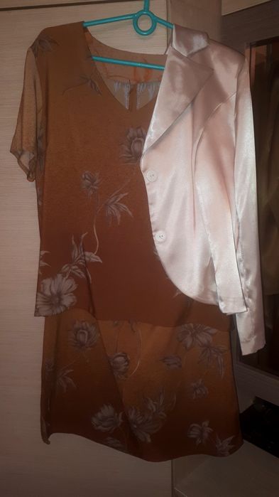 Komplet garsonka brąz r.42/44