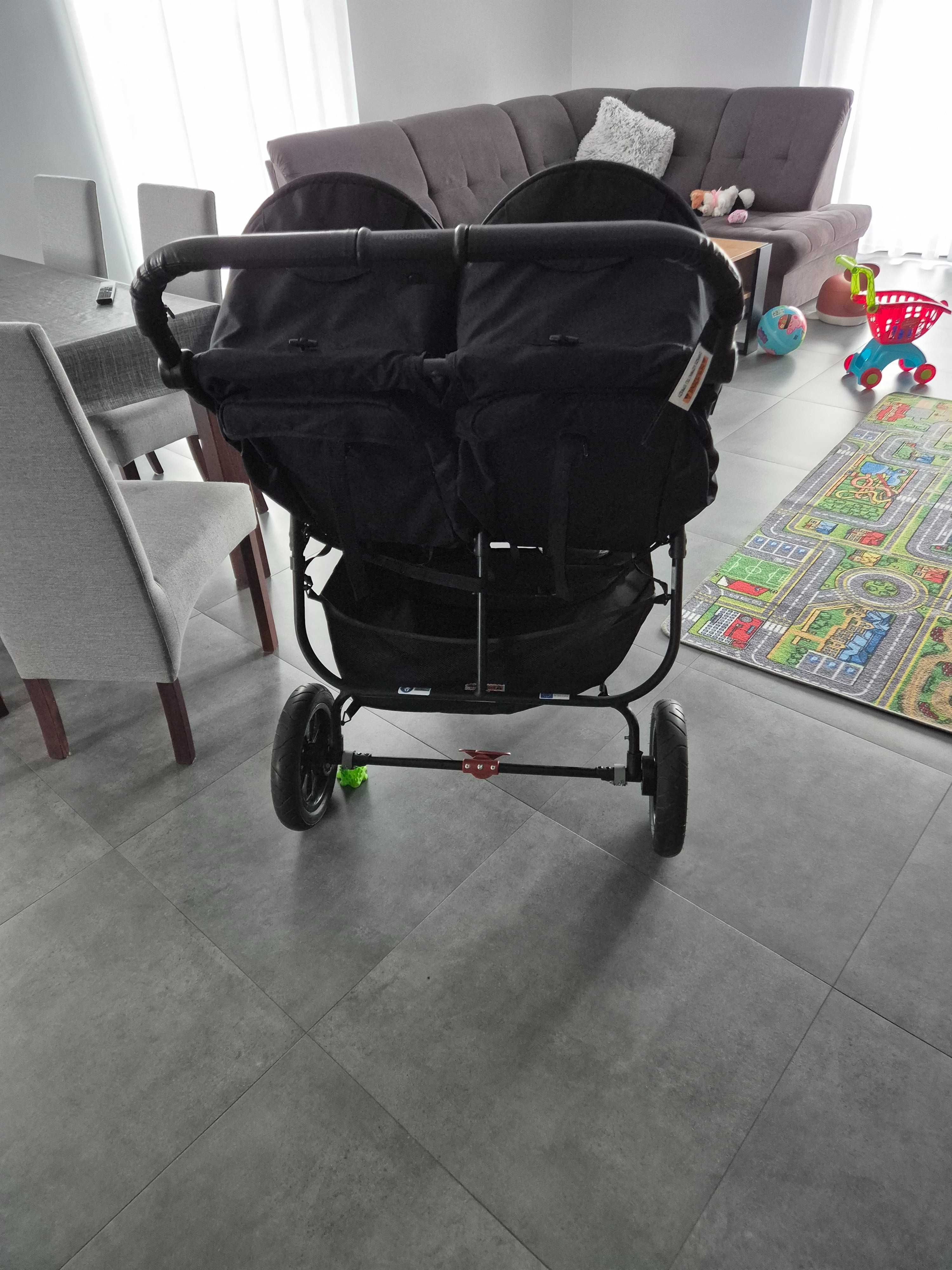Wozek ,spacerówka, rok po roku, dla bliźniaków valco trend duo sport