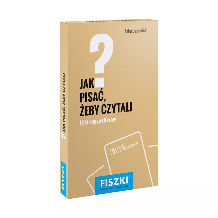 Fiszki. Jak pisać, żeby czytali?. Cztery Głowy