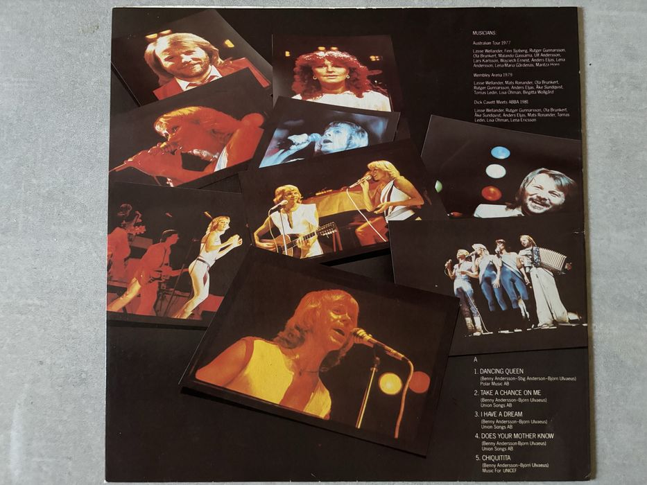 Winyl abba live