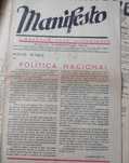 Jornal Manifesto nº1 - Janeiro de 1948
