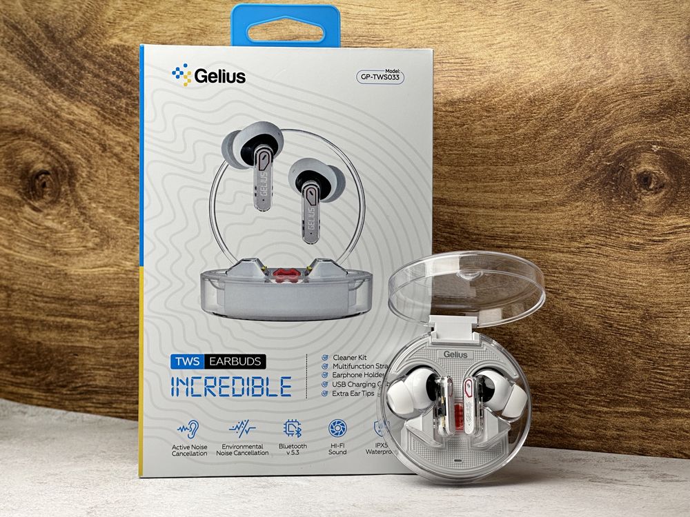 Бездротові навушники TWS Gelius Incredible