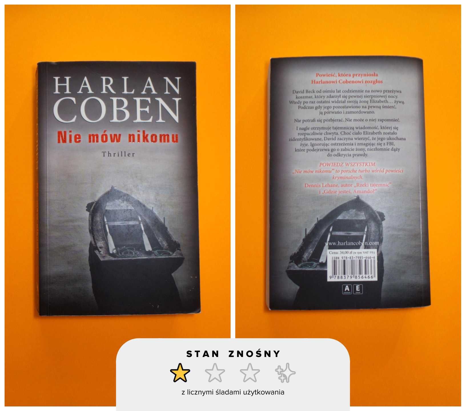 Harlan Coben — Nie mów nikomu (stan znośny)