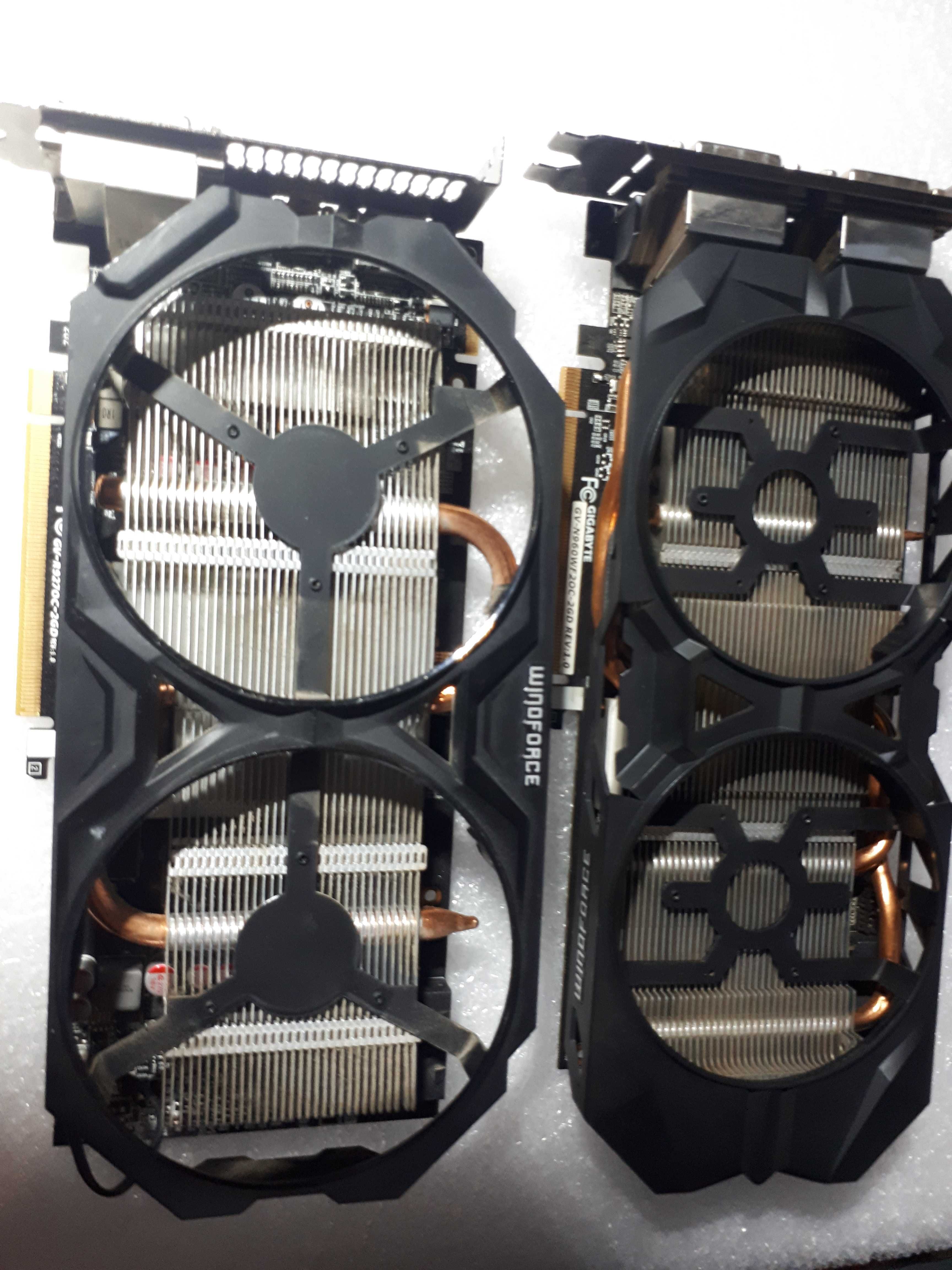 Karty graficzne GIGABYTE uszkodzone
