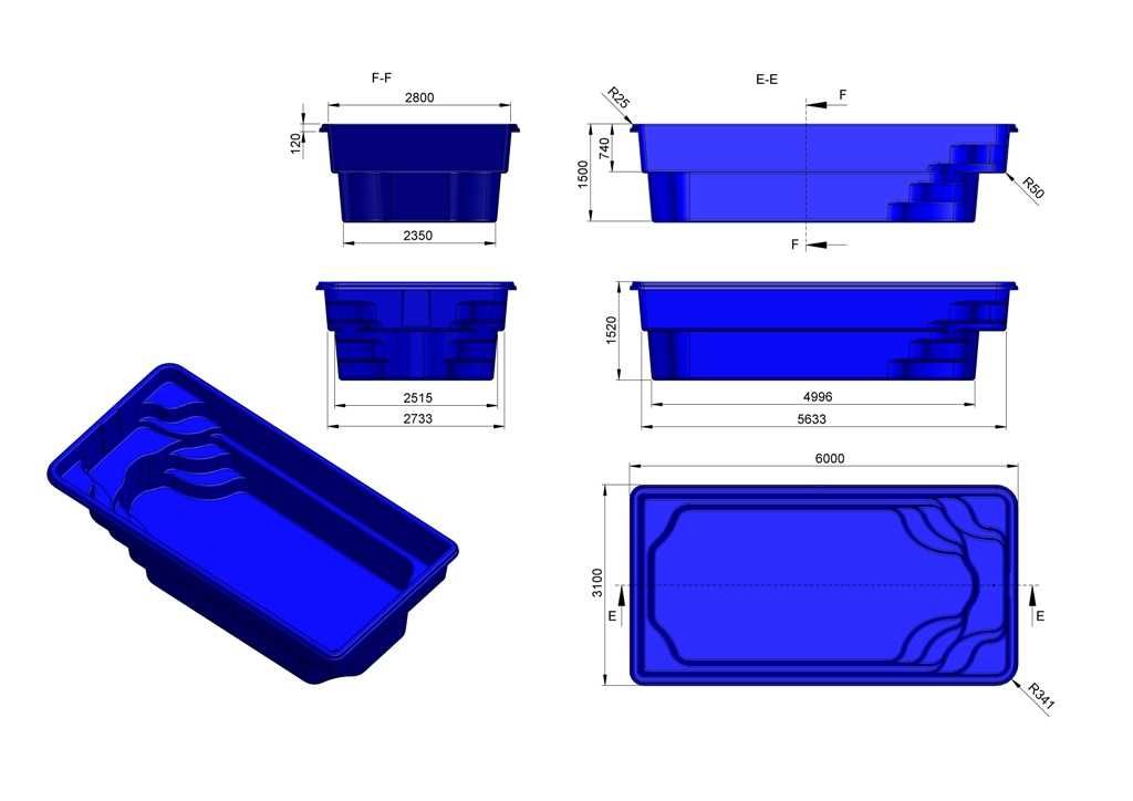 Basen ogrodowy wkopywany 6,00x3,10x1,50 komplet PRODUCENT PROMOCJA !