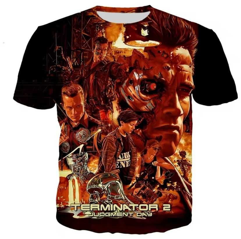 3D Футболка Terminator 2,  Терминатор 2, Термінатор 2