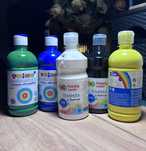 Farby do malowania tempera 500 ml różne kolory