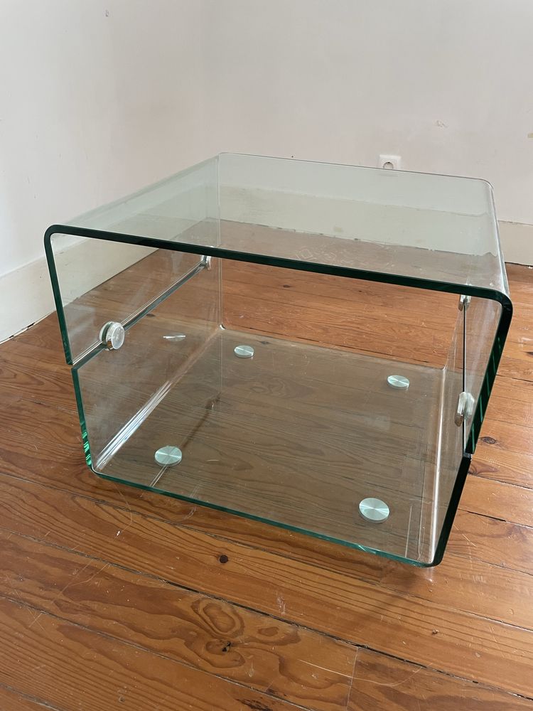 Mesa de Televisão Vidro Temperado