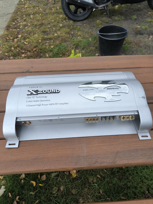Wzmacniacz XZound ViperX1 1000 RMS klasa D monoblok okazja tanio!!!