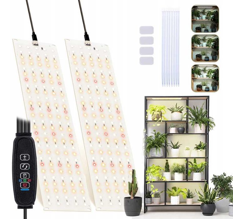 Full Spectrum światło słoneczne lampa do uprawy wzrostu roślin 30CM 2x