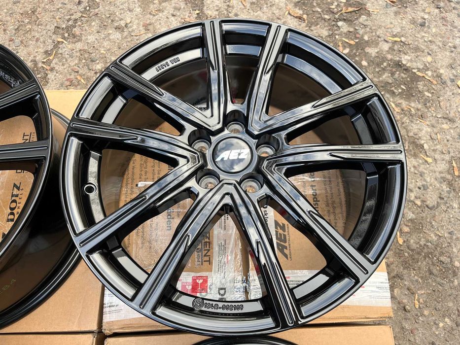 4x felgi AEZ MONTREAL black 18" roz. 5x108 ET 50,5 VOLVO V60 V90 XC60