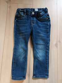 H&M slim fit spodnie jeans jeansowe 92 98 miękkie i elastyczne wygodne