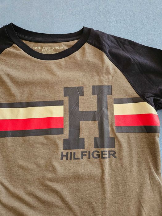 Spodnie jeansy i bluzka chłopięca Tommy Hilfiger z USA, rozm.16-18 lat