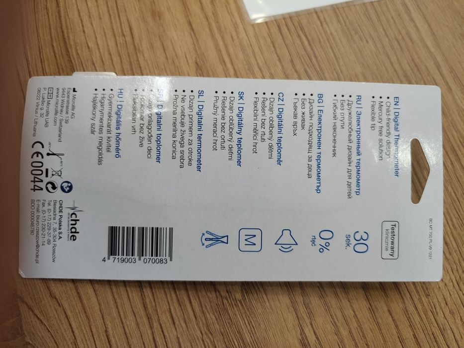 Termometr Microlife kaczuszka NOWY MT700