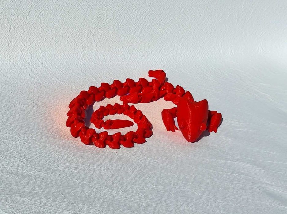 Jaszczurka - czerwona