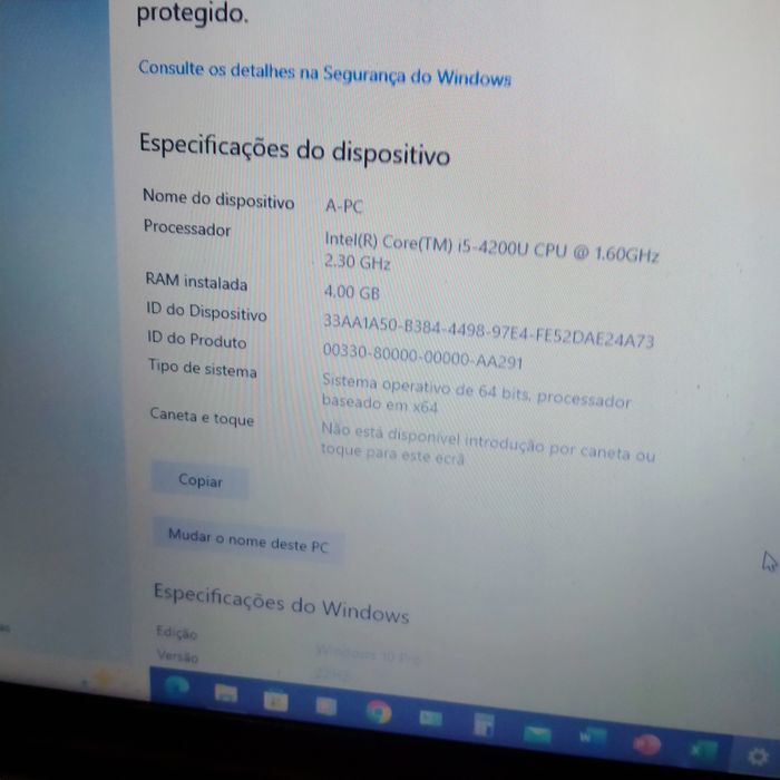 Portátil i5 Windows 10 pro