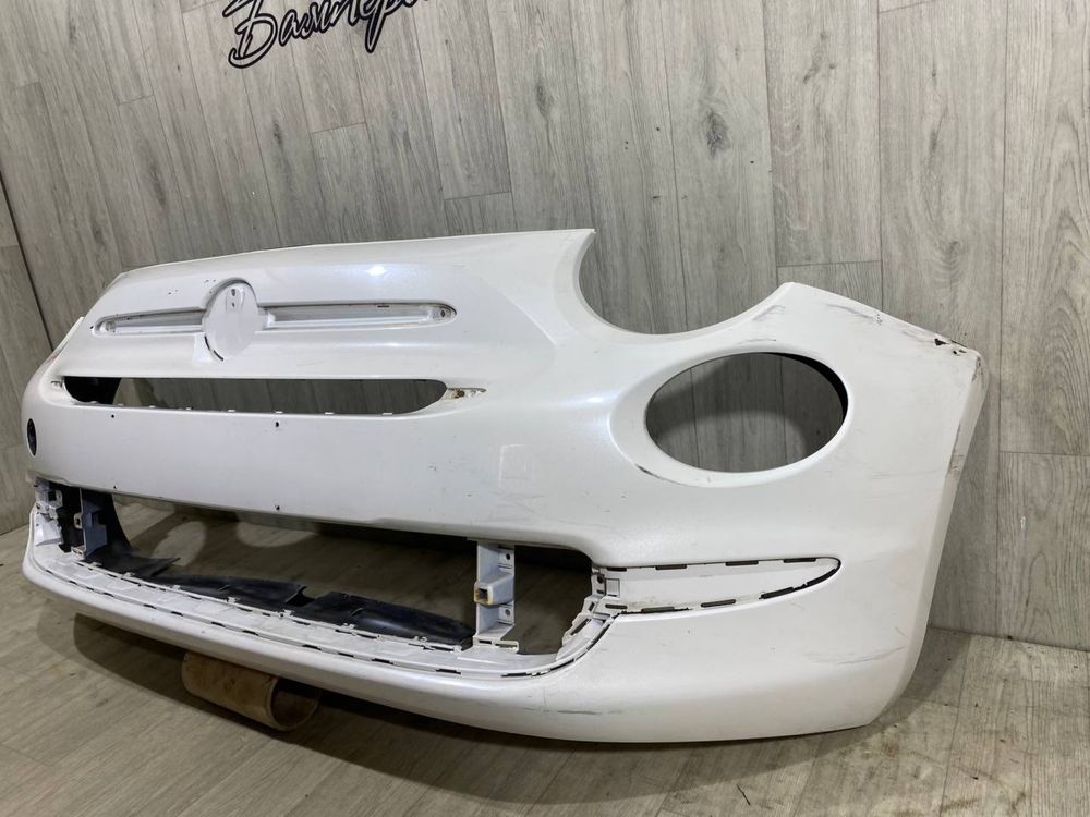 Бампер передний Fiat 500 ( 2016 2017 2018 2019 2020 2021 2022 2023 г.)