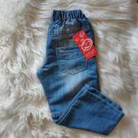 Spodnie jeansowe chłopięce r 92 nowe z metką