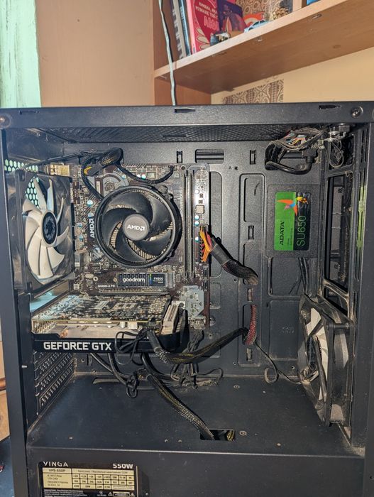 Компьютер по частям Ryzen 5600 + gtx1660ti M2 500gb, 16gb