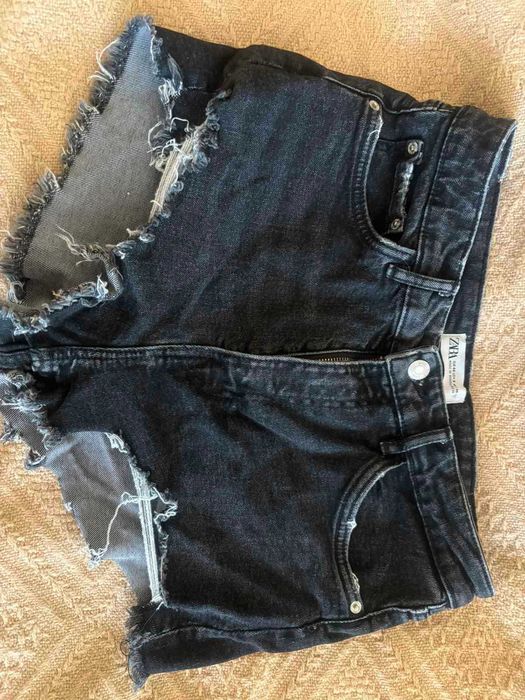 shorty jeansowe Zara