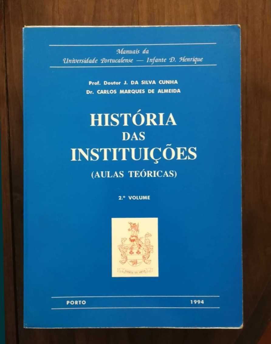 3 manuais de Direito: História das instituições