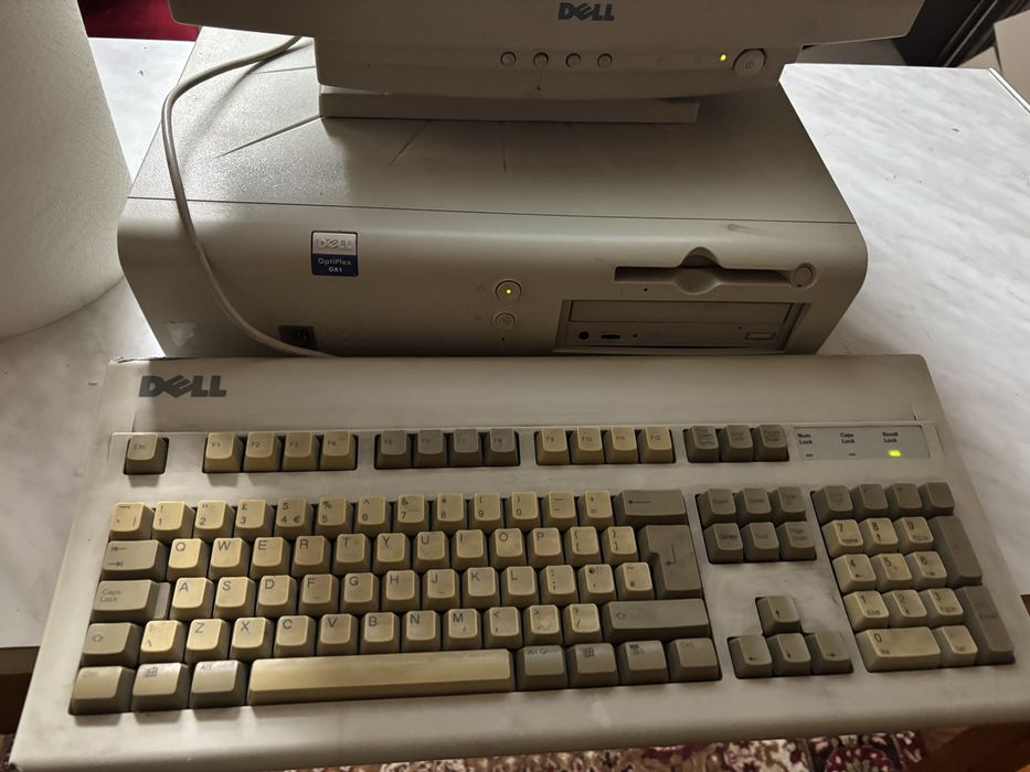 Retro zestaw! Dell OptiPlex GX1 + Monitor Dell + oryg. klawiatura