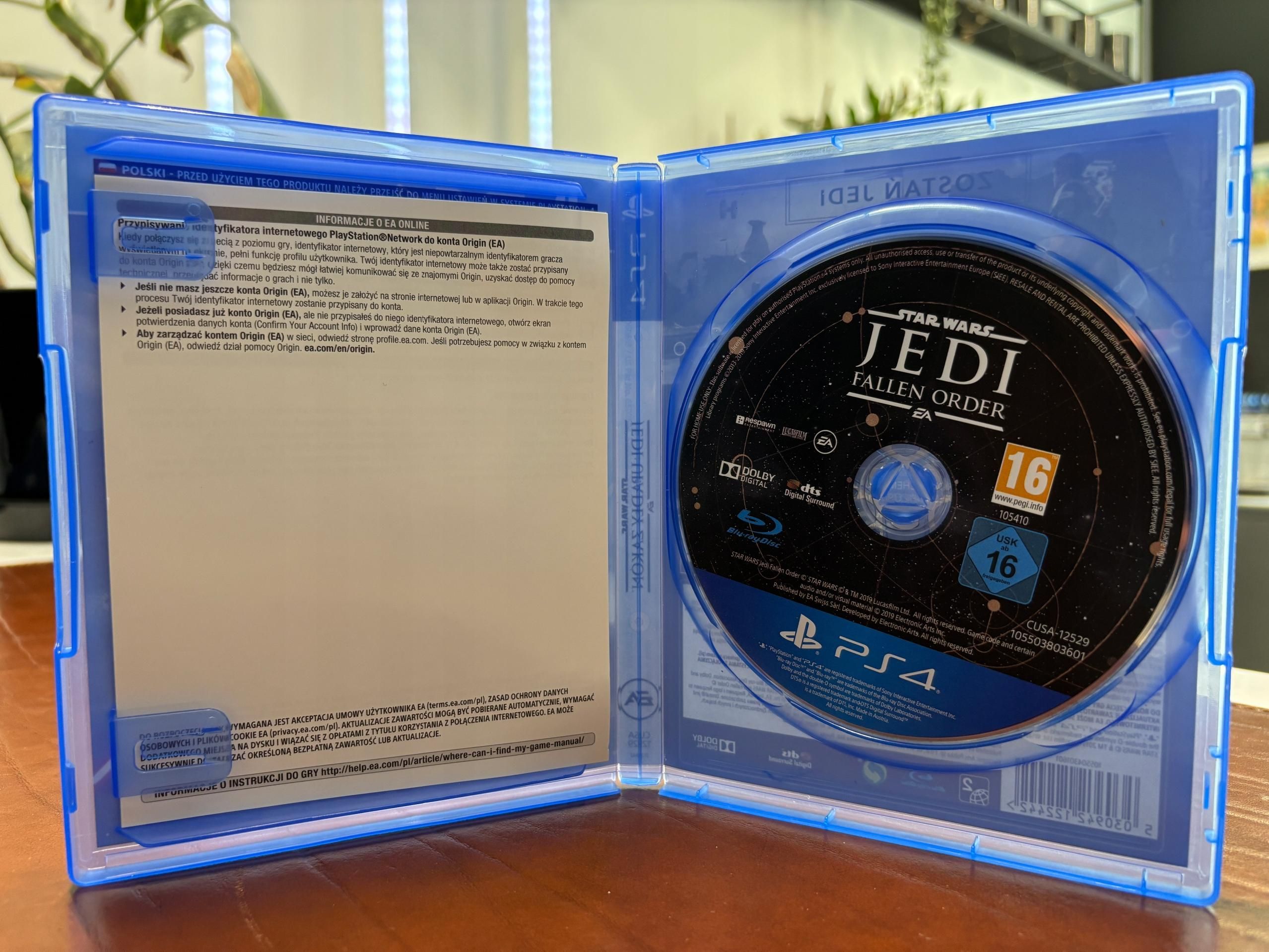 PS4 Star Wars Jedi Upadły Zakon Po Polsku