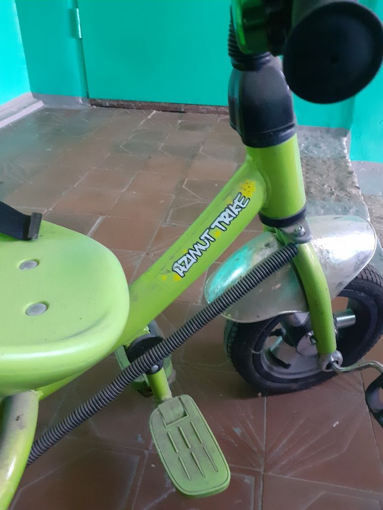 Azimut trike детский велосипед каляска трехколесный
