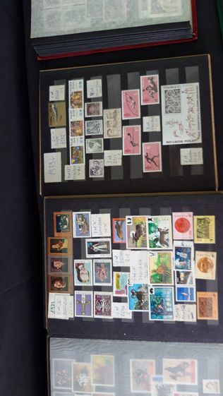bogata kolekcja znaczkow