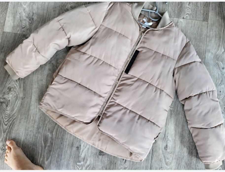 Куртка бомбер жіноча капучіно