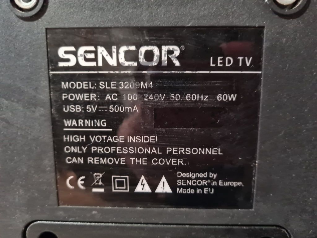 Telewizor Led Sencor 32 cale + pilot
