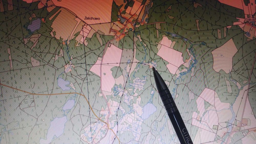 Działka 3,94ha w środku lasu z małym stawem tylko 14zł/m2