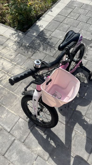 Велосипед для дівчинки 14 дюймів - 2-5 років.