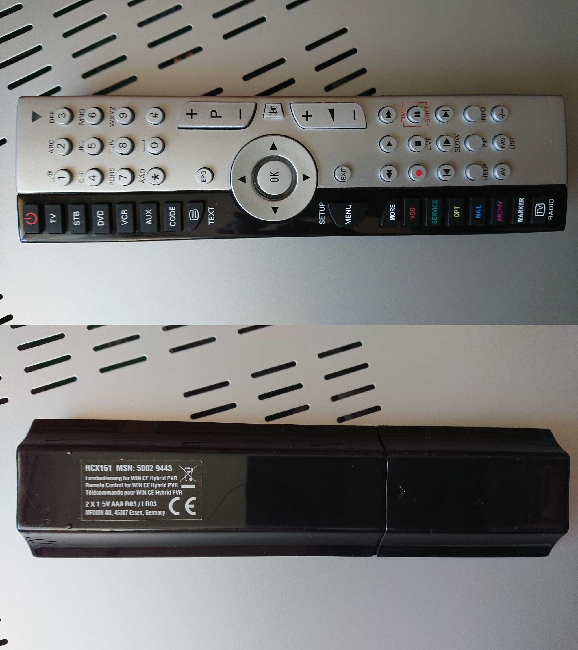 Tuner DVB-T Medion MD29052 Digital Hybrid Set Top Box
