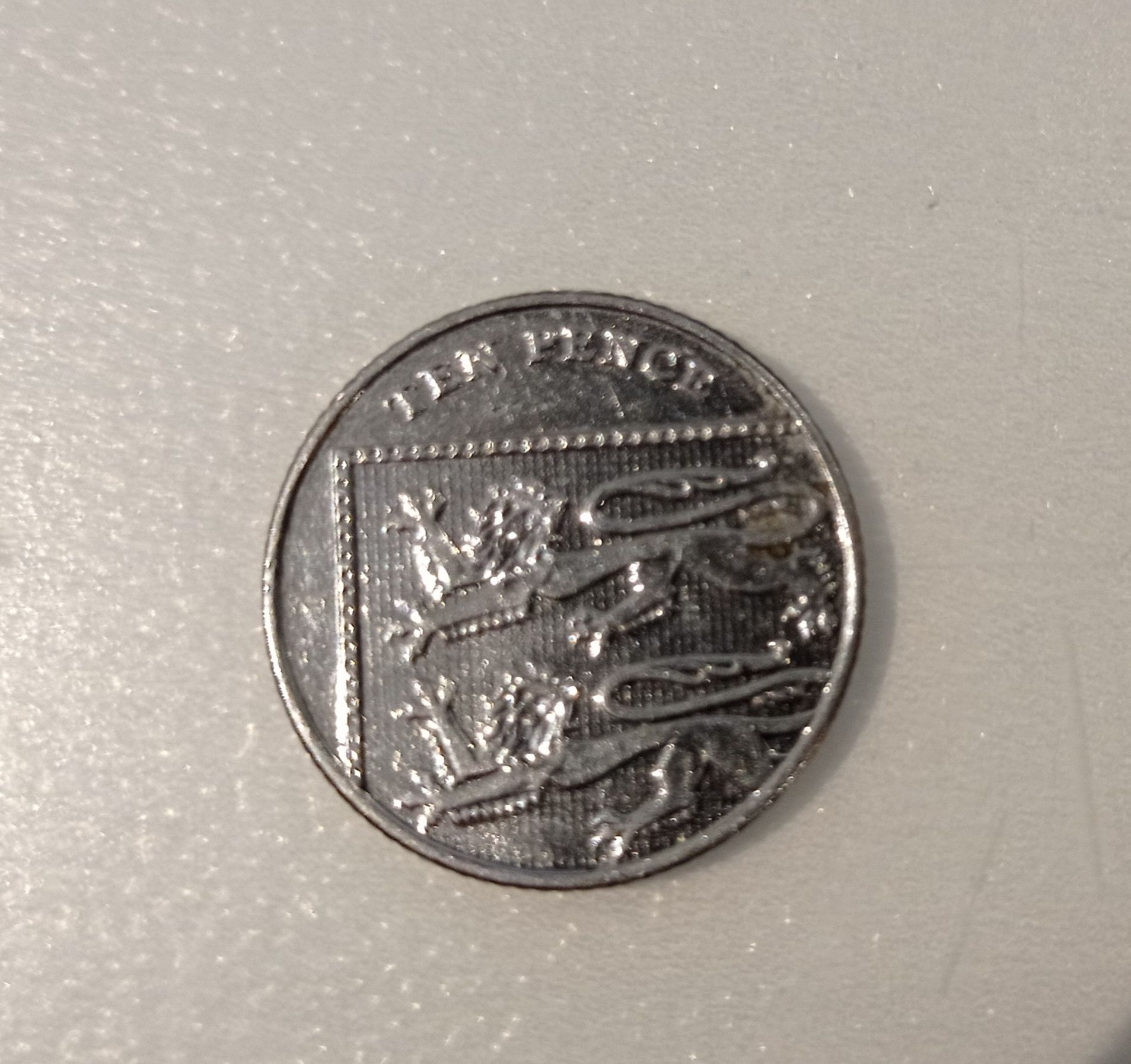 Moeda Ten Pence 2014 Elizabeth II