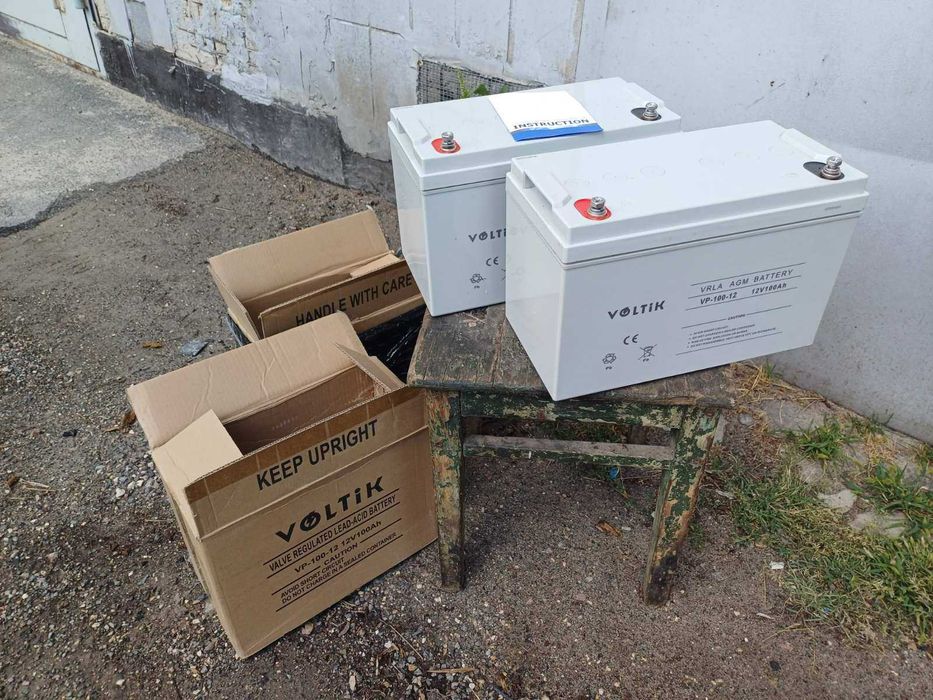 Акумулятор AGM 12V 100Ah VOLTIK