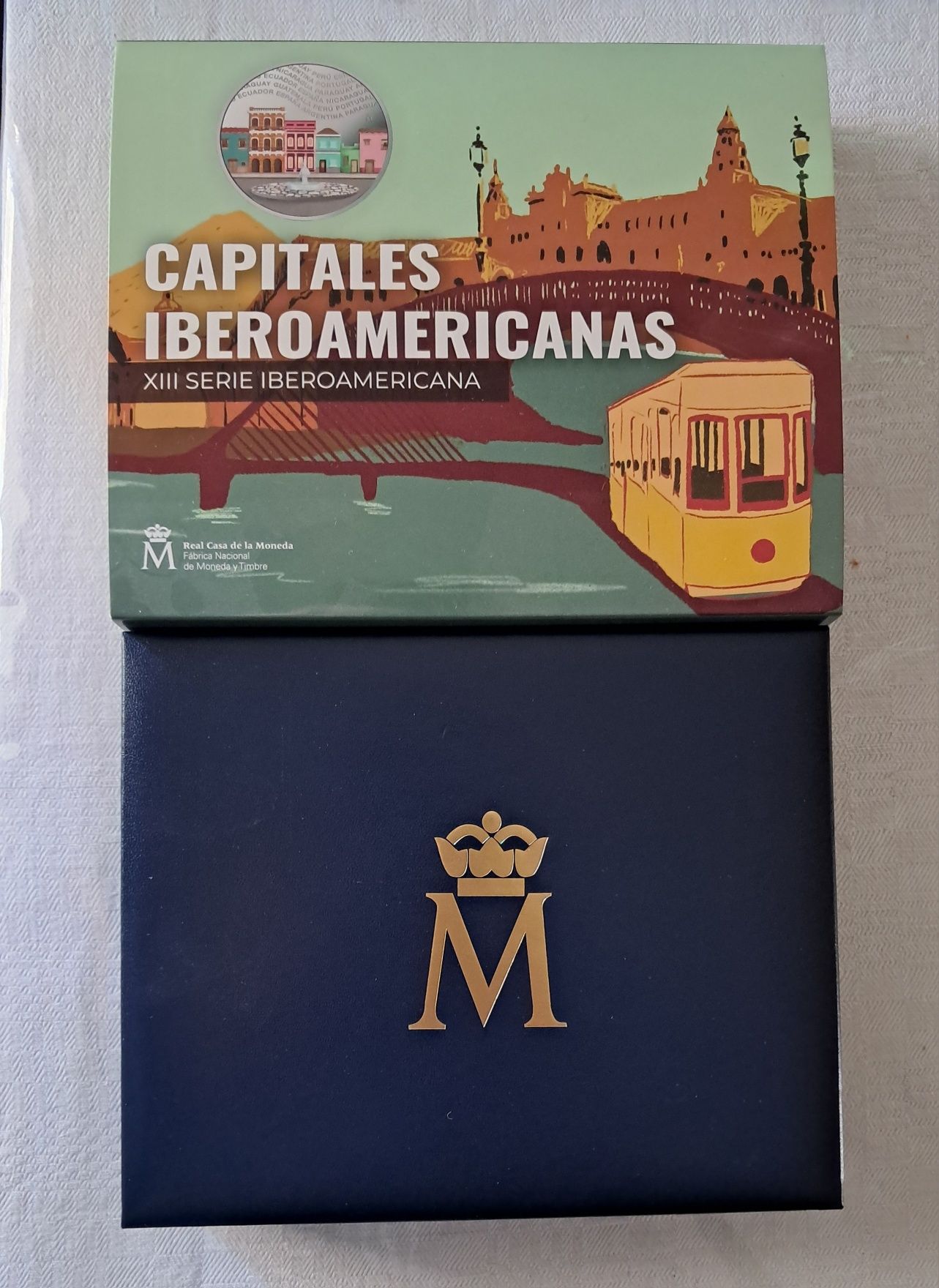Moedas Comemorativas Proof Capitais Ibero-Americanas