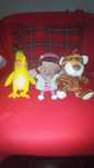Conjuntos de três peluches