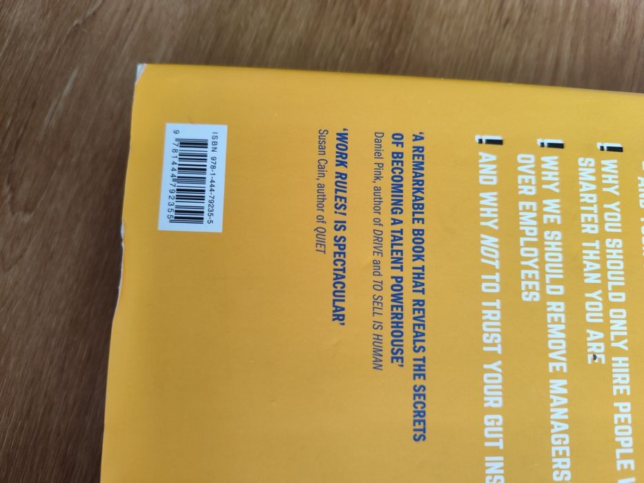 Work rules! Insights from inside google